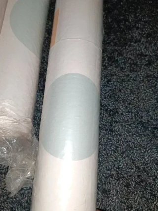 5 Rollos Papel Pintado VTV discos