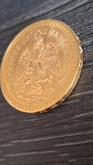 Moneda de Oro 50 Pesos Mexicanos "Centenario"