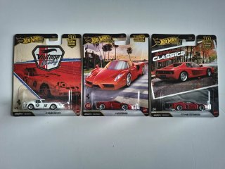Set 3 Hot Wheels Ferrari