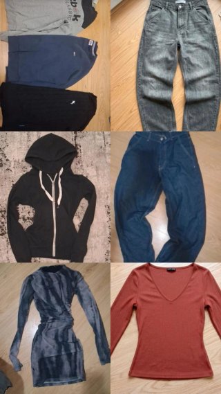 Lote Ropa Chica Y2K Skater Tallas XS S M