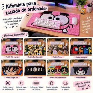 Alfombra para teclado de ordenador