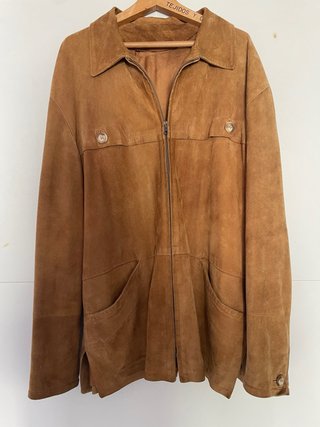 Cazadora ante marrón talla L