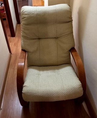 Sillón con Estructura de Madera