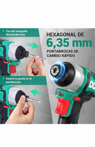 DCA Atornillador Impacto 158Nm Brushless 20V