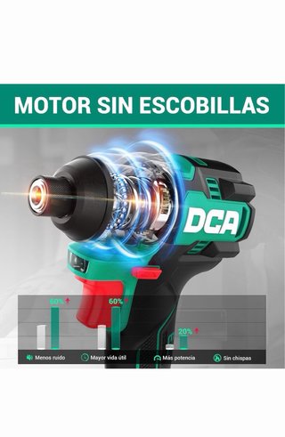 DCA Atornillador Impacto 158Nm Brushless 20V