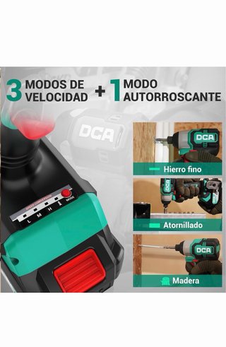 DCA Atornillador Impacto 158Nm Brushless 20V