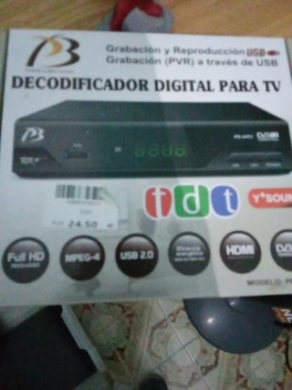 Descodificador TDT nuevo