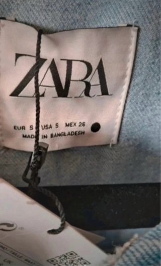 Vestido Vaquero Zara Talla S Sin estrenar