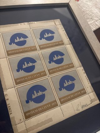 Lotto francobolli IPOTESI DI CITTA' 1971