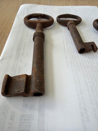 Set de 5 Llaves Antiguas Huecas