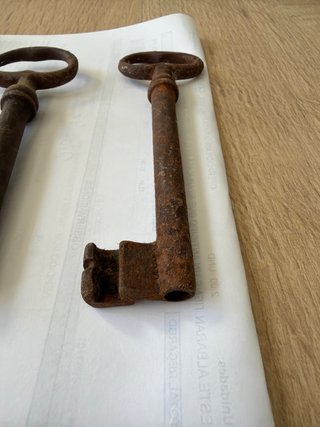 Set de 5 Llaves Antiguas Huecas
