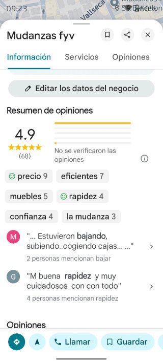 Empresa de mudanzas
