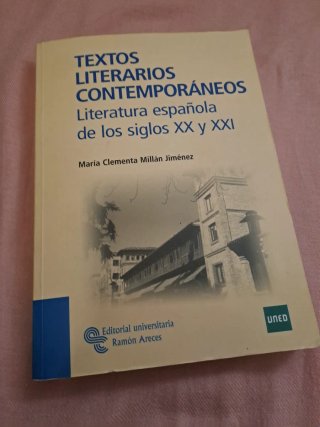 Textos literarios contemporáneos: literatura es...
