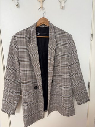 Americana Zara Talla S Cuadros