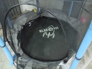 Cama Elástica Infantil Klarfit con red seguridad