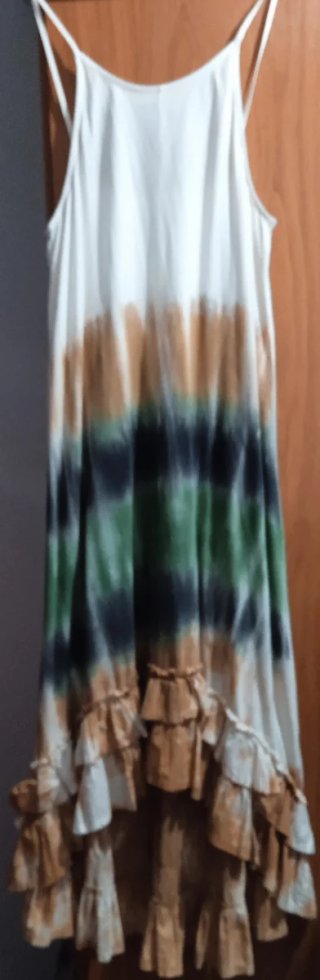 Vestido de algodón tie-dye sin estrenar