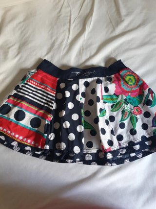 Falda Desigual Estampada