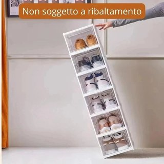 Scarpiera 6 Ripiani Richiudibile