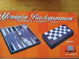 Juego de mesa Backgammon y Damas