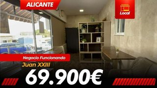 Local comercial en venta en Juan XXIII en Alicante