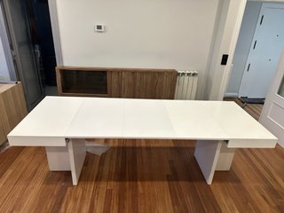 Mesa de Comedor Extensible Blanca