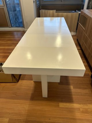 Mesa de Comedor Extensible Blanca