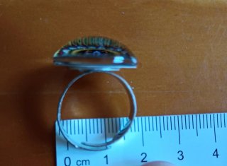 Conjunto de Anillo y Pendientes Étnicos