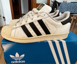Zapatillas adidas Superstar Blancas y Negras