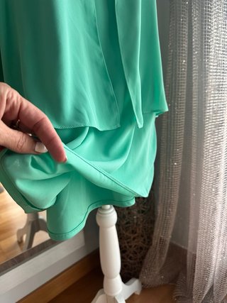 Vestido Vaporoso menta Talla L