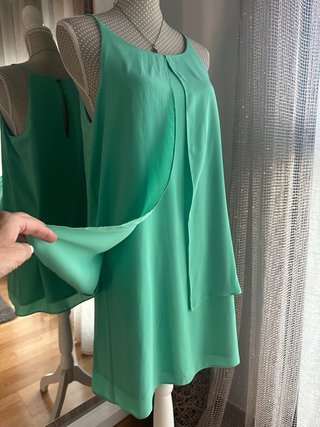 Vestido Vaporoso menta Talla L