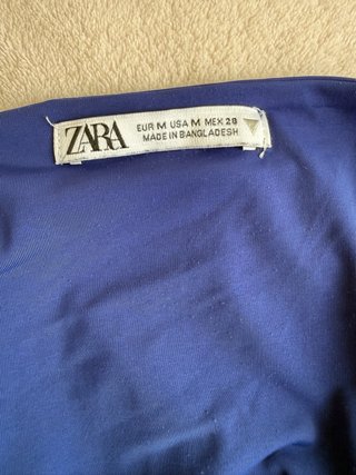 Vestido Zara azul