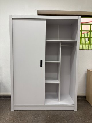 Armario Puertas Correderas Blanco Con Cajón NUEVO