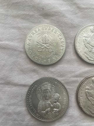 Colección de 10 Monedas del Vaticano