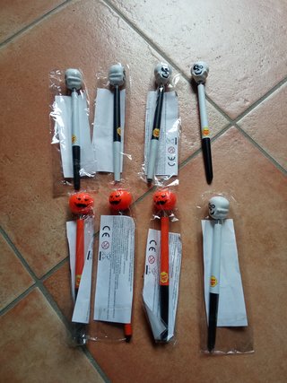 Set di 8 Penne Luminose Halloween