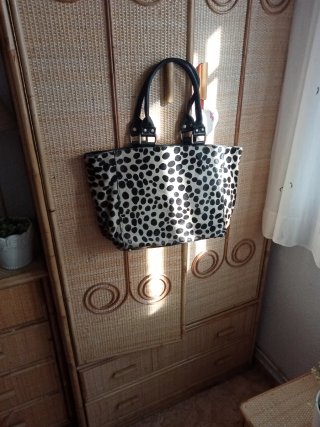 Bolso Grande de Piel con Estampado