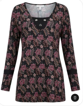 Blusa Larga Indra Floral