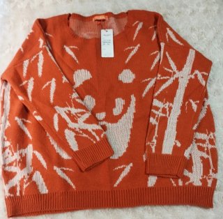 Jersey Miss Charm Naranja y Blanco
