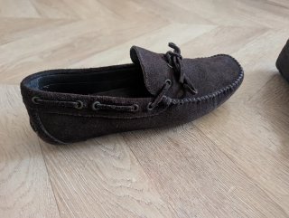 Mocasines Purificación García Marrones Talla 42 43