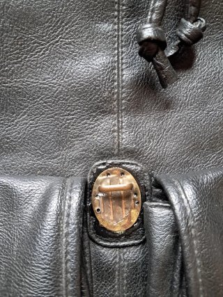 Mochila Cuero SALVA Negra