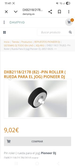 Rueda para Jog Pioneer DJ
