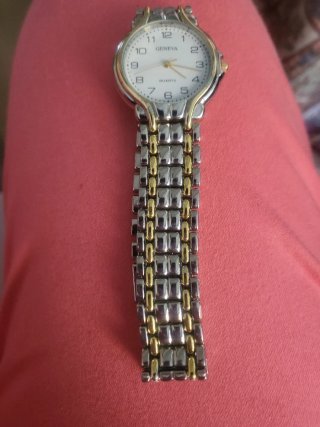 Reloj Geneva Mujer Dorado y Plateado