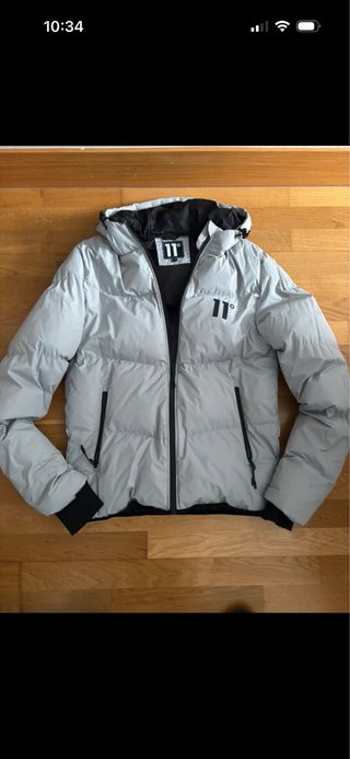 Chaqueta plumífero 11 Degrees gris