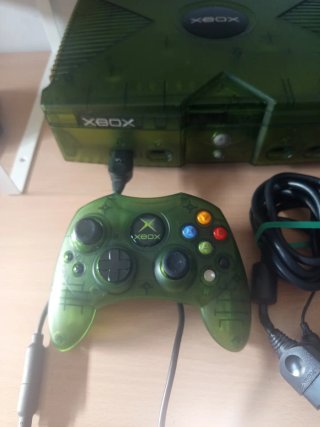 Xbox Verde Crystal Edición Limitada
