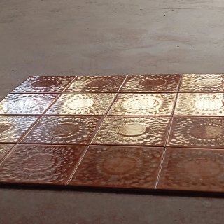 Lote de 16 Azulejos de Cerámica Vidriada
