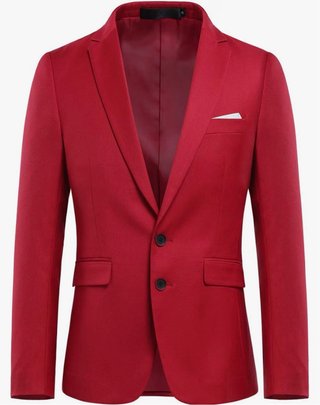Traje de chaqueta KUDORO rojo