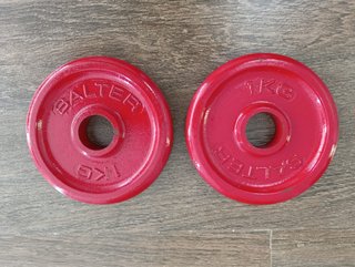 Par de discos de pesa Salter 1kg