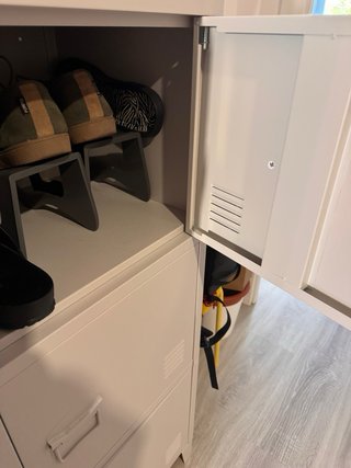 Taquilla Metálica Zapatero Gris