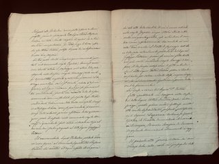 Documento Notarial 1863 Reino Italia Piacenza