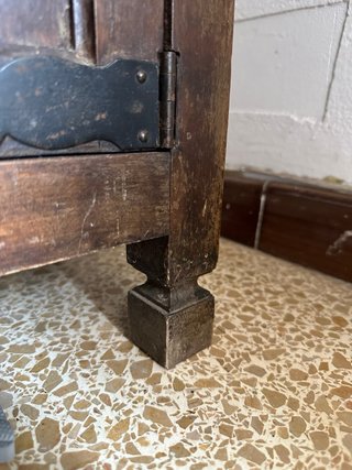 Aparador Castellano in Legno Massello Vintage