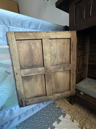 Aparador Castellano in Legno Massello Vintage
